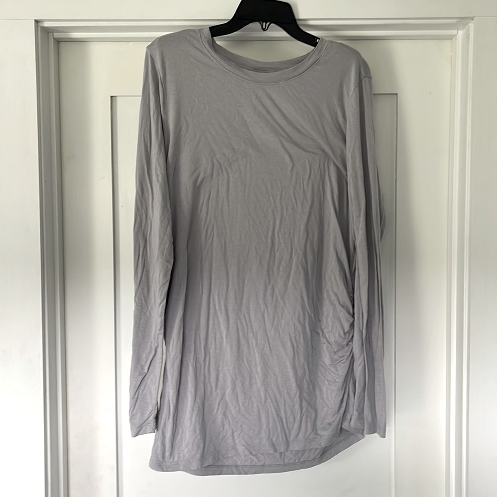Zella Asymmetrical Side Ruched Tee